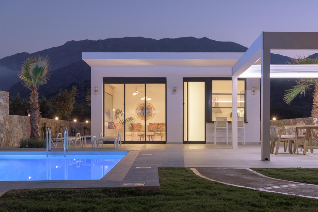 Pelagias Villa Lefka With Heated Pool Mathés Exterior foto