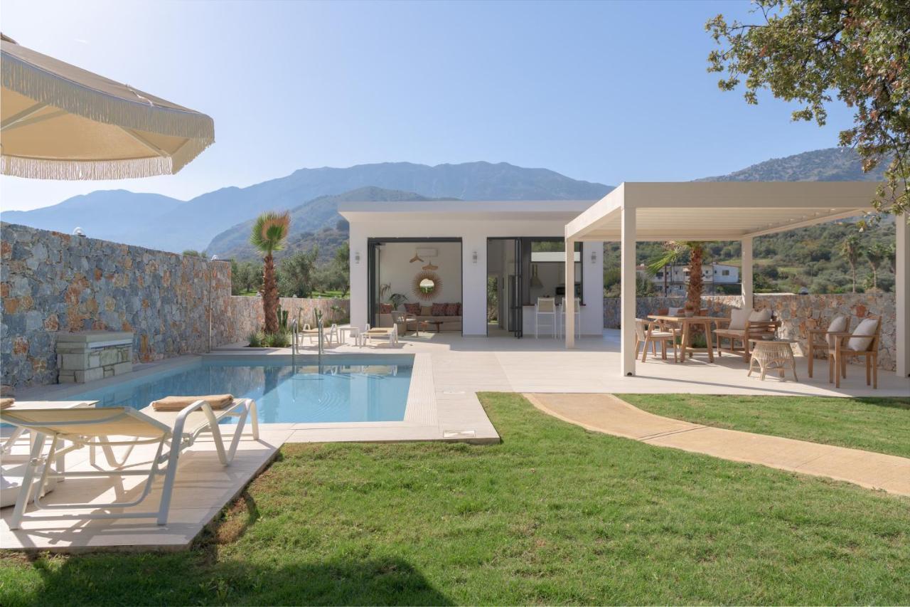 Pelagias Villa Lefka With Heated Pool Mathés Exterior foto