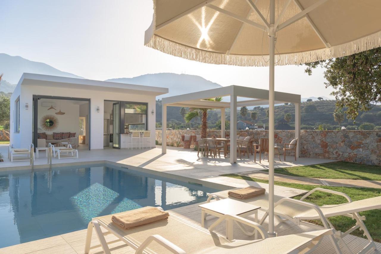 Pelagias Villa Lefka With Heated Pool Mathés Exterior foto