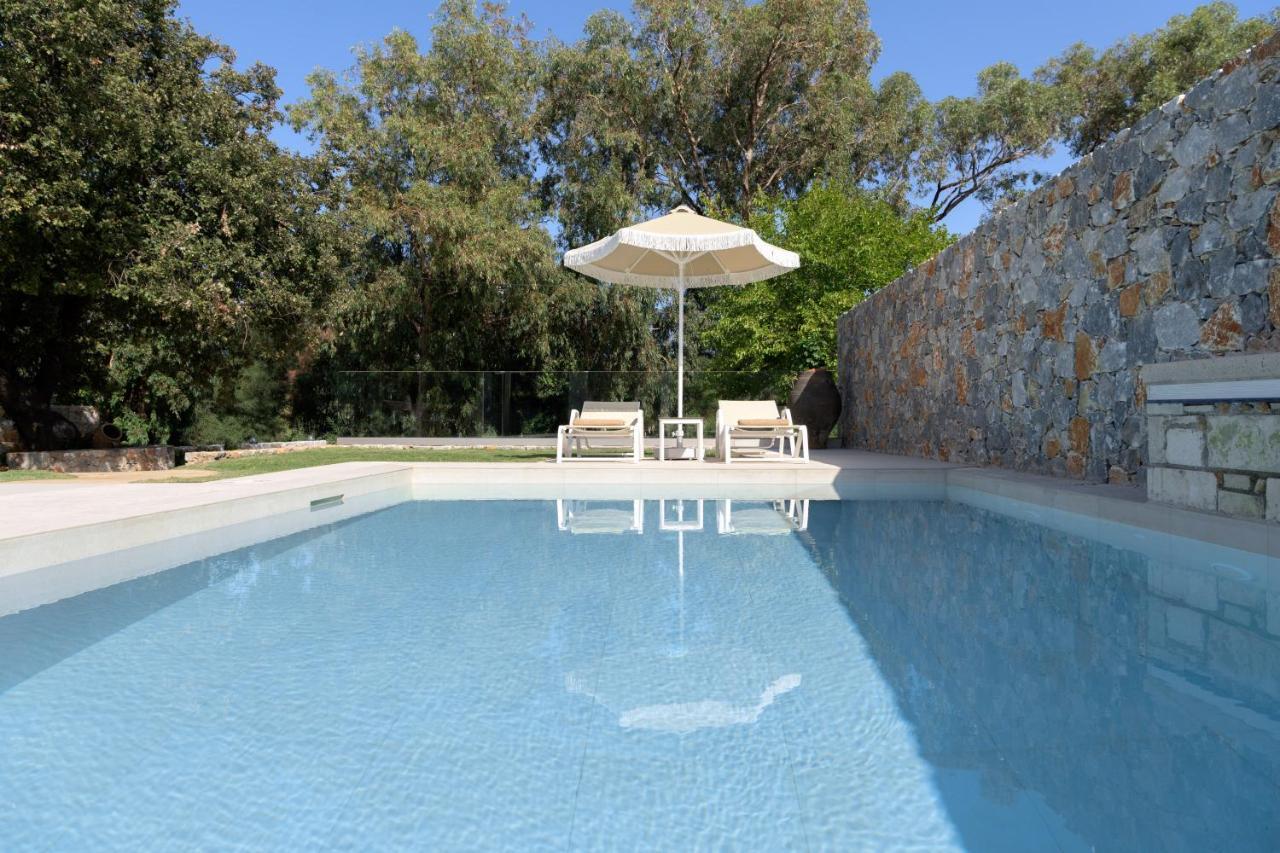 Pelagias Villa Lefka With Heated Pool Mathés Exterior foto