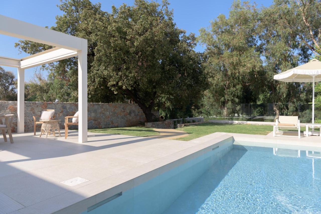 Pelagias Villa Lefka With Heated Pool Mathés Exterior foto