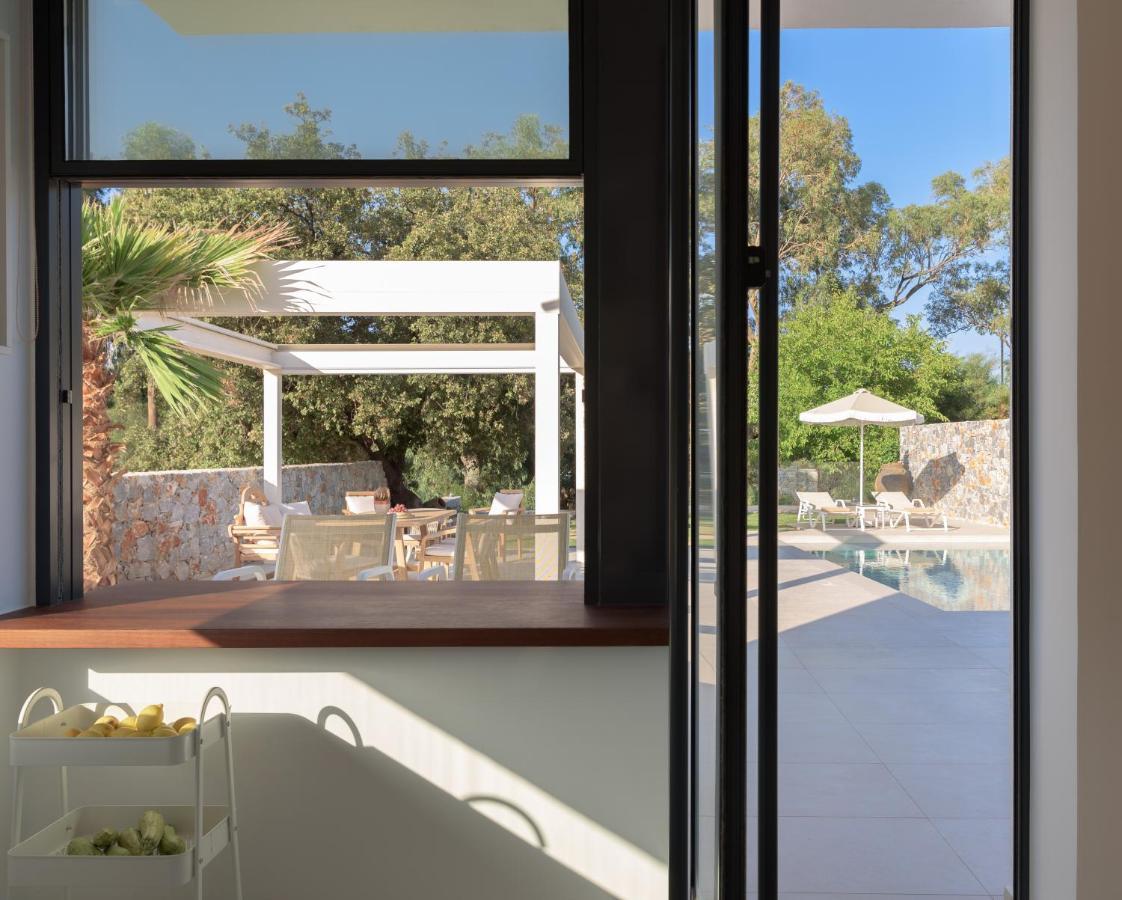 Pelagias Villa Lefka With Heated Pool Mathés Exterior foto